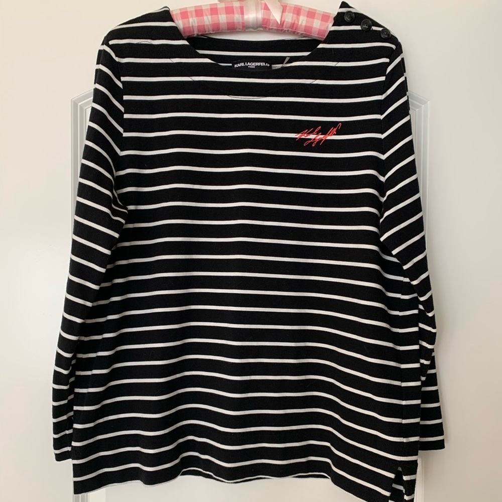 Karl Lagerfeld striped top